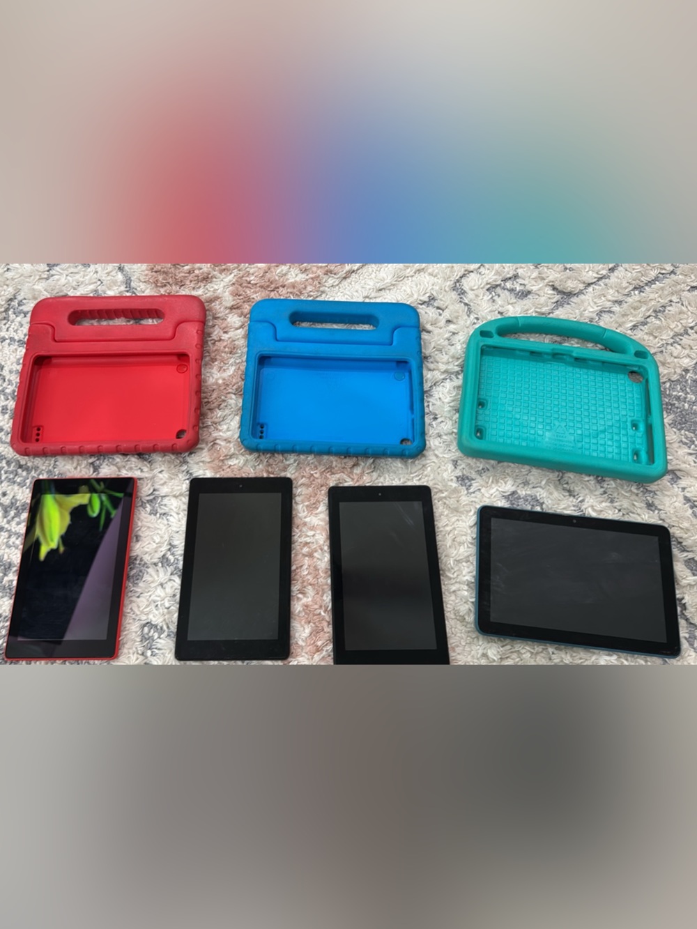 Bundle Mix Lot Amazon Fire Tablets and Cases